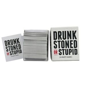 Drunk Stoned or Stupid A Party Game 250 Cards Adult Humor Social Group Game